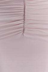 Rafaella Slinky And Mesh Maxi Dress - Pale Pink