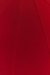 Juliet Slinky Maxi Dress With Scarf - Ruby